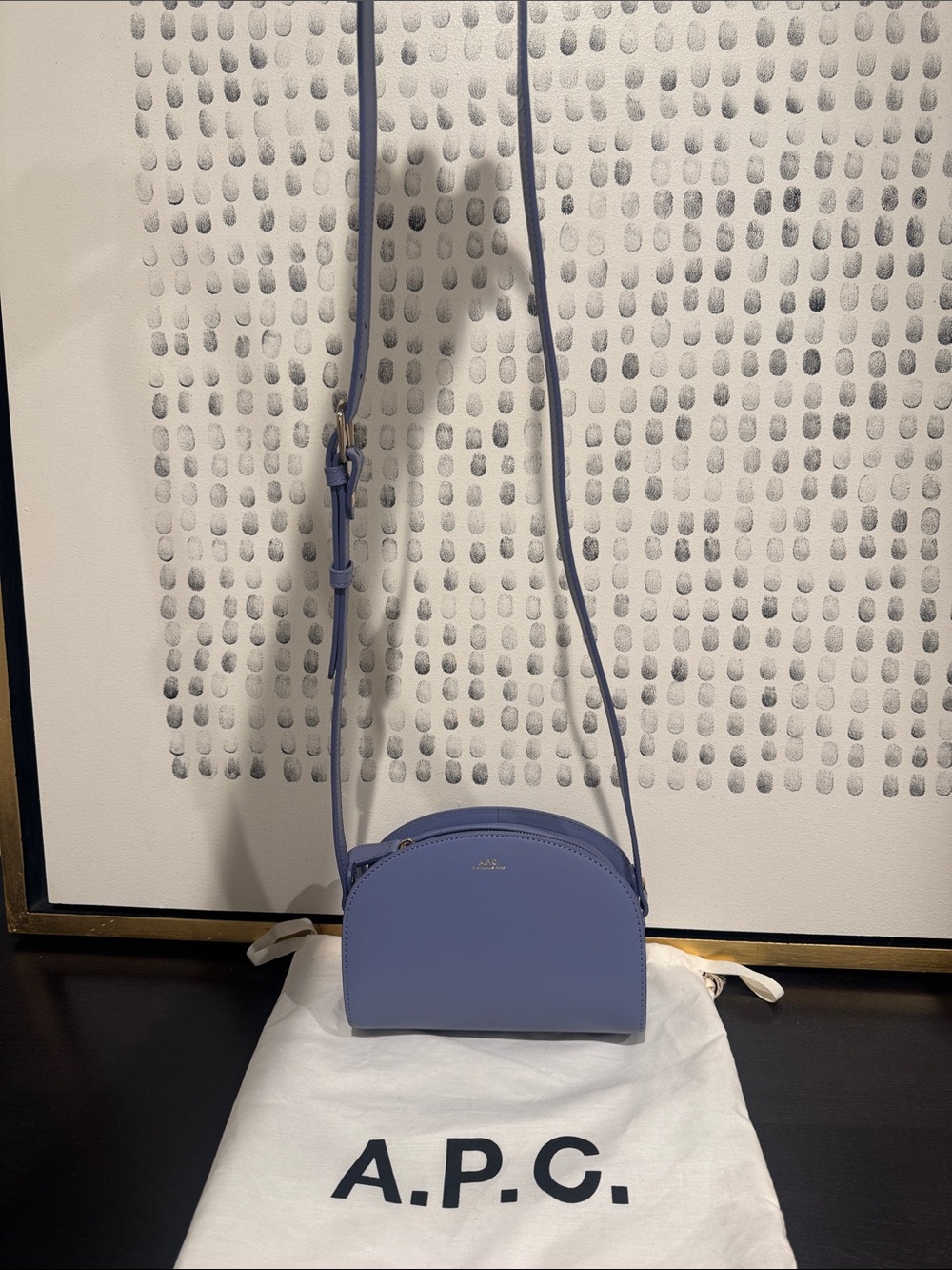 NEW A.P.C. Demi Lune Crossbody Bag - Picture 3 of 10